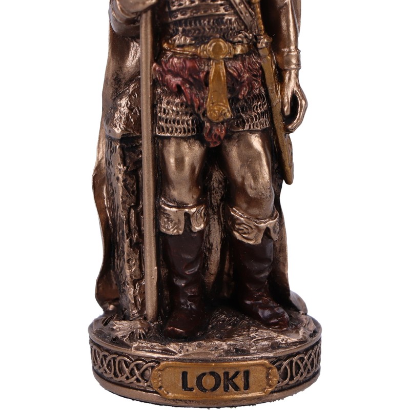 Nemesis Now Norse Mythology Decor Bronze God Statue 8.5cm Tall