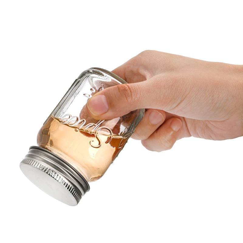 Coloch 30 Pack 4 Oz Glass Mason Spice Jar with