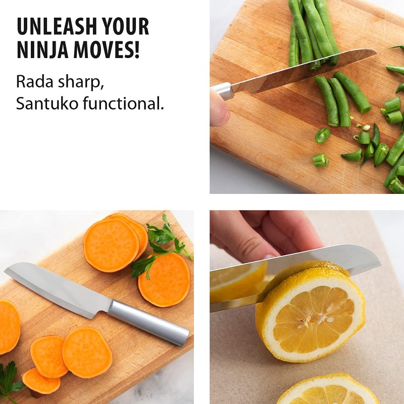 Rada Cutlery Cook’s Utility Knife (R140), 4.75" Stainless Steel Hollow