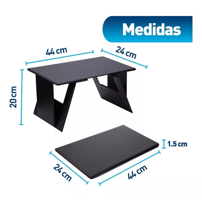 Bluelander Soporte Para Laptop Plegable Mesa Laptop Cuero Impermeable Color