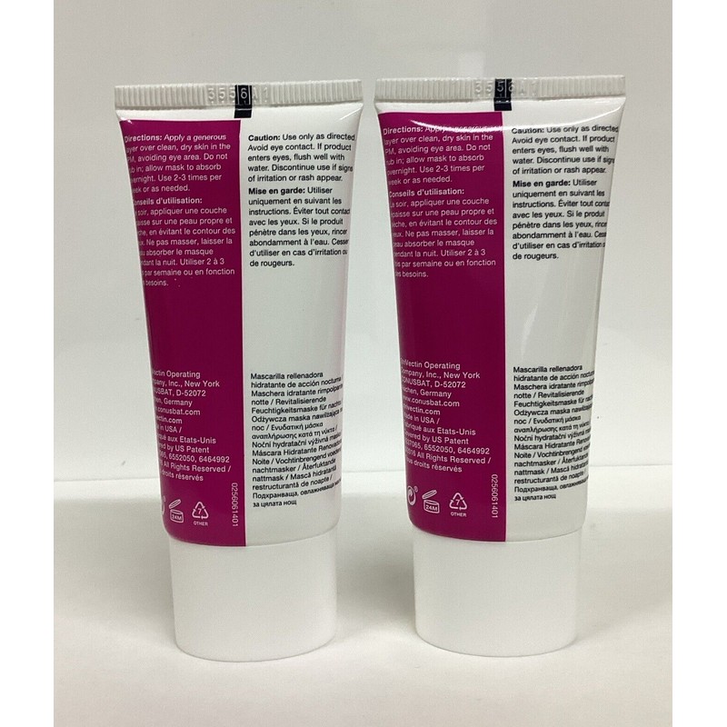 StriVectin LOT OF 2 Overnight Moisture Mask 1oz As Pictured,