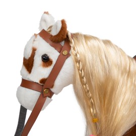 BEJOY Plush Horse Toy, Appaloosa Horse Pretty Plush Toy Pretend Play Horse Gift for Girls Kids, 11 inches