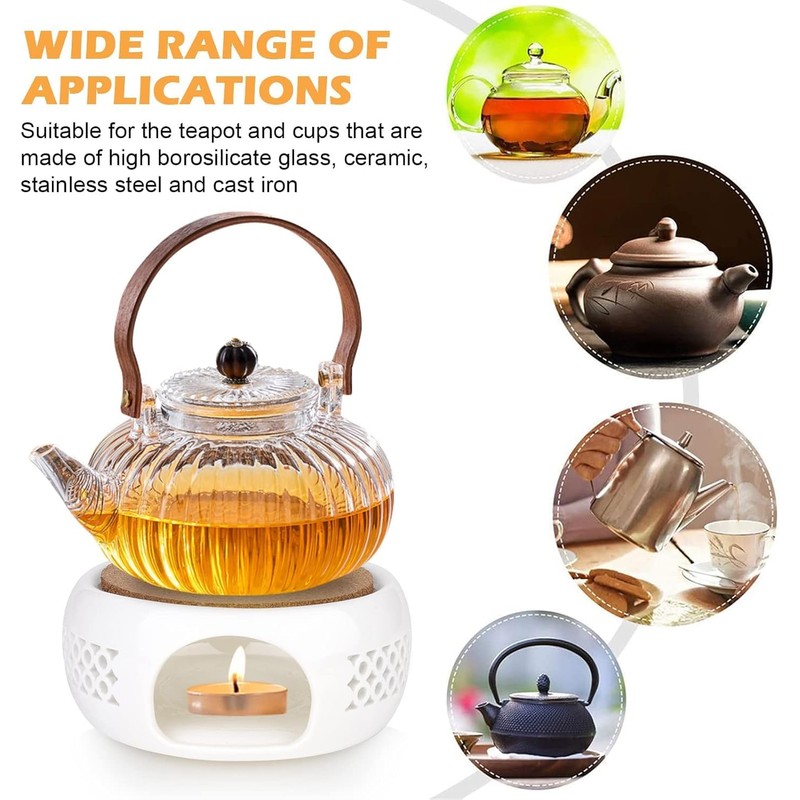 Hsthe Sea Teapot Warmer for Teapot Ceramic Teapot Warmer with