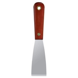 Warner 1-1/2" Stiff Putty Knife, Stainless Steel Blade, Rosewood Series, 10747