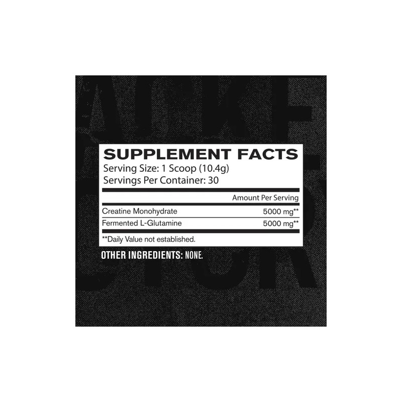 Jacked Factory Creatine Y Glutamine, 30 Porciones Sin Sabor