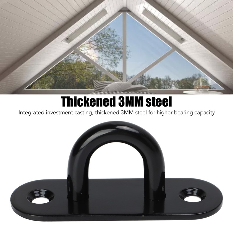 5 PCS Stainless Steel Eye Plate Ceiling Hook Pad Eye
