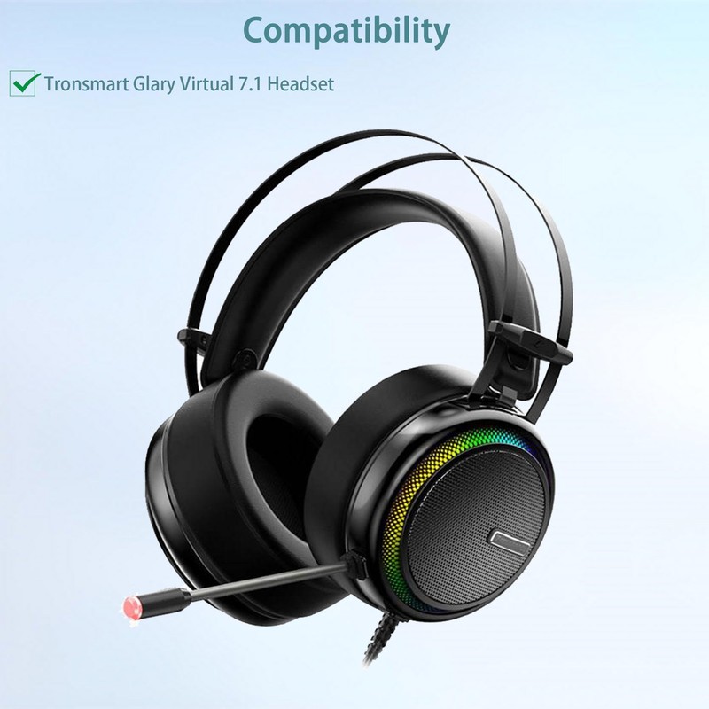 Glary Virtual 7.1 Ear Pads, HAIZEEN Ear Pads Compatible with