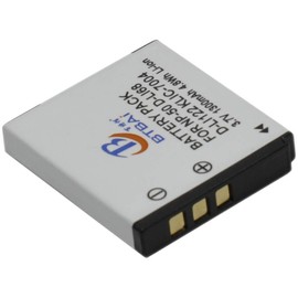 BTBAI Camera Battery for D-Li68 dli68 d-l168 dl168 d-li122 dli122 d-l1122 dl1122 optio a36 a40 s10 s12 v10 vs20 q q7 q10 qs1 q-s1 Digital s1a