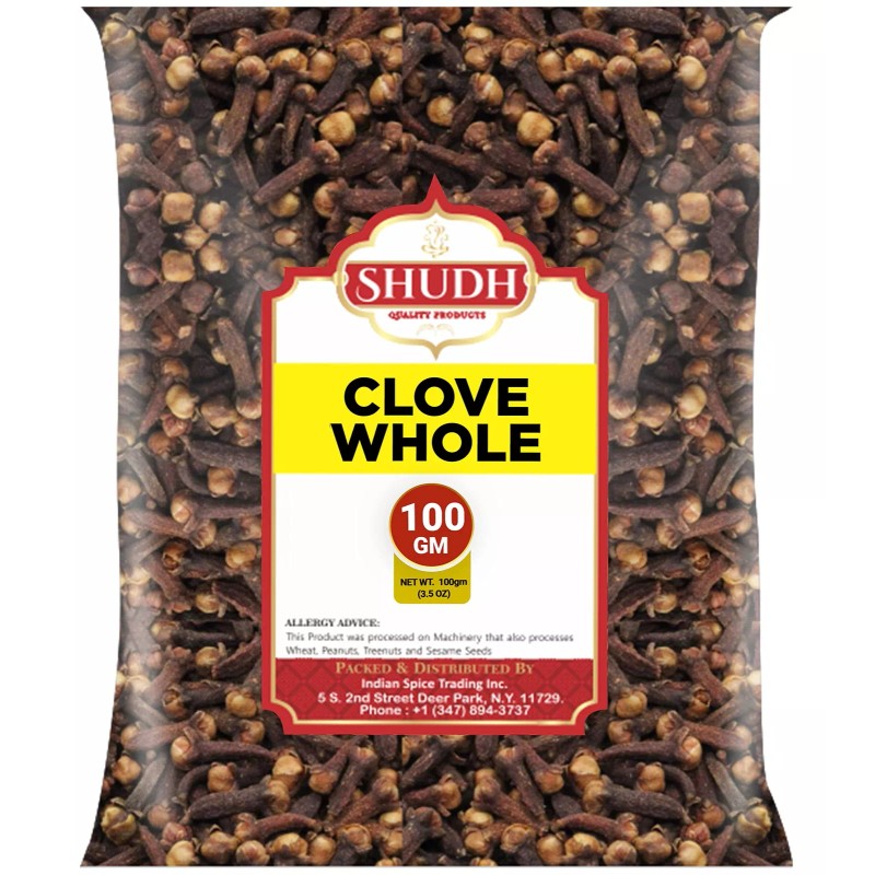 SHUDH CLOVE WHOLE (Laung) 100GM | 3.5 oz Tea Pomander