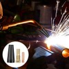 15Pcs MIG Welding Kit Flux Core Gasless Nozzle 0.9mm Brass