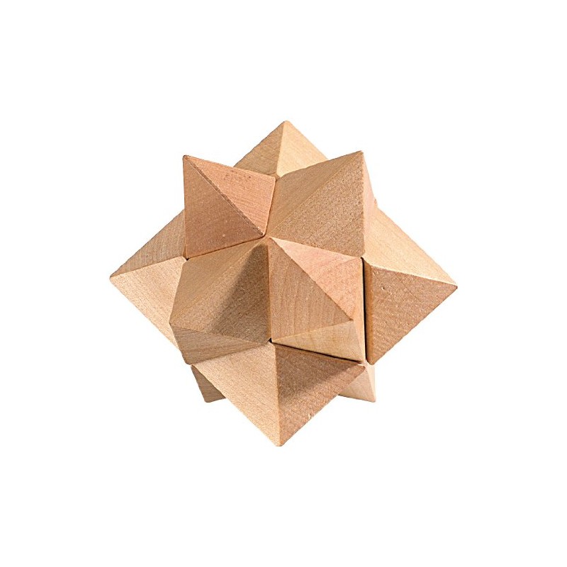 Playtastic Wooden Patience Game Solution: Wooden Star (Wooden Puzzle Solution)