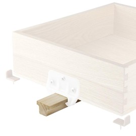 Rockler Hardwood Center Mount Drawer Slides - Wooden Drawer Track Features Classic “T” Shaped Design – Center Mount Slide Made of Hardwood - Drawer Center Track Fits the Slide Guides