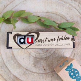 Abschiedsgeschenk Kollegen Jobwechsel - Schokoriegel Geschenkbox inkl. Duplo Du wirst uns fehlen! Alles Gute für die Zukunft - Abschiedsgeschenk Freundin, Abschied Kollegin, Abschiedsgeschenk, Rente