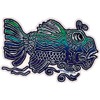 Jerry Garcia's Fish - Window Sticker/Decal (5.5" X 3.5")