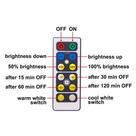 BIGMONAT Remote Control is Worked for 6 Biglight Picture Lights with ASIN B07NVB65KR, B07NVC76VN, B07NVBFQ9R, B07RT9NJMQ, B07RXVRFZ5 and B07RXSBKT2 only.