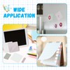 Hoiny 540 Pcs Transparent Sticky Notes, Clear Sticky Notes, See