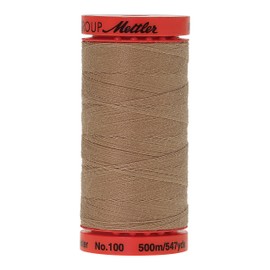Mettler Metrosene Old Number 1145-0844 Poly Thread, 500m/547 yd, Sandstone