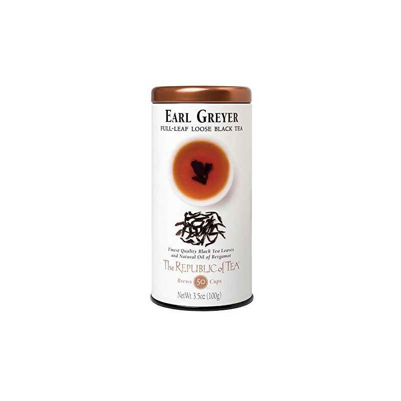 Republic of Tea Earl Greyer Black, Full-Leaf, 3.5 oz