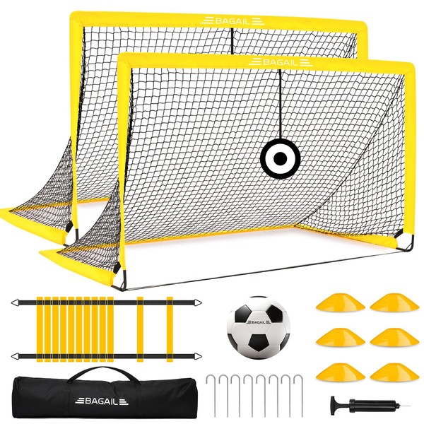 BAGAIL Soccer Goals for Backyard Set, 2 of 6 x