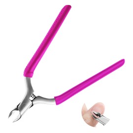 CGBE Professional Cuticle Nippers, Sharp Cuticle Remover, Cuticle Nippers Made of Stainless Steel with Non-Slip Handle, for Precise Removal of Excess Cuticles, Cuticle Scissors for Nail and Toenail