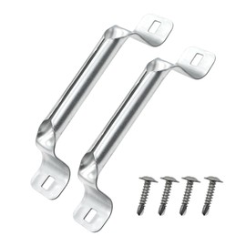 Heavy Duty Garage Door Lift Handle, 2 Pack Garage Door Rolled Grip Lift Handle, Compatible with All Residential Garage Doors, Lift Handle Replacement