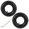 Gkikirty 2pcs 4.10/3.50-4 Inch Inner Tube Tire for Hand Truck,