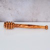 Honey Stick Approx. Height 14 cm Olive Wood Including Honey