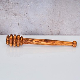 Honey Stick Approx. Height 14 cm Olive Wood Including Honey Spoon Honey Spoon Wood Natural Unique Kitchen
