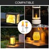 Solar Lights Replacement Top - 4PCS Diameter Solar Flame Light