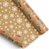 ZINTBIAL Nutcracker Reversible Christmas Wrapping Paper - Holiday Gift Wrap