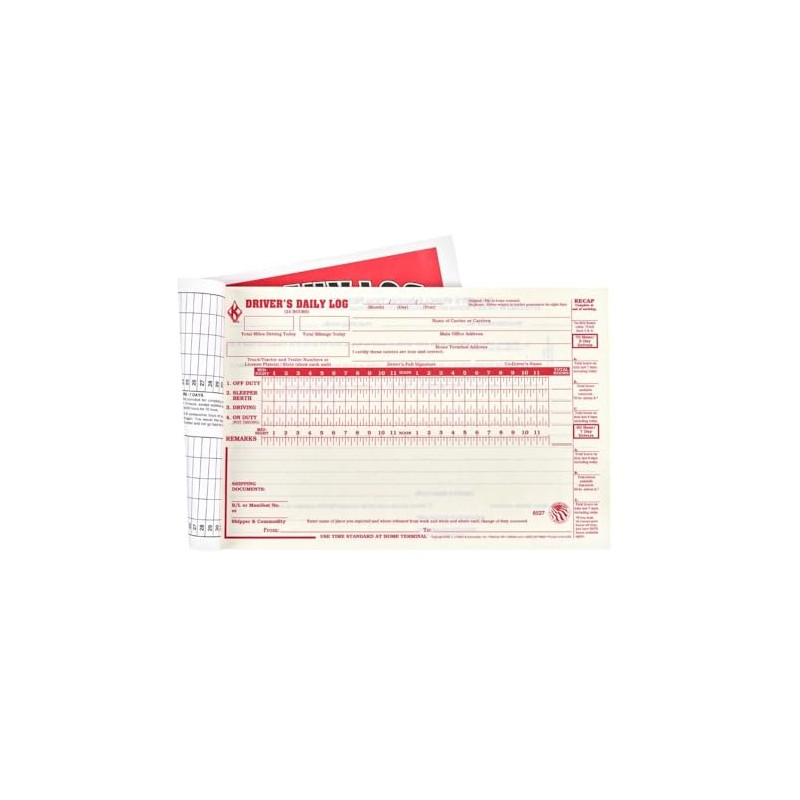 J. J. Keller 8527 Driver's Daily Log Book