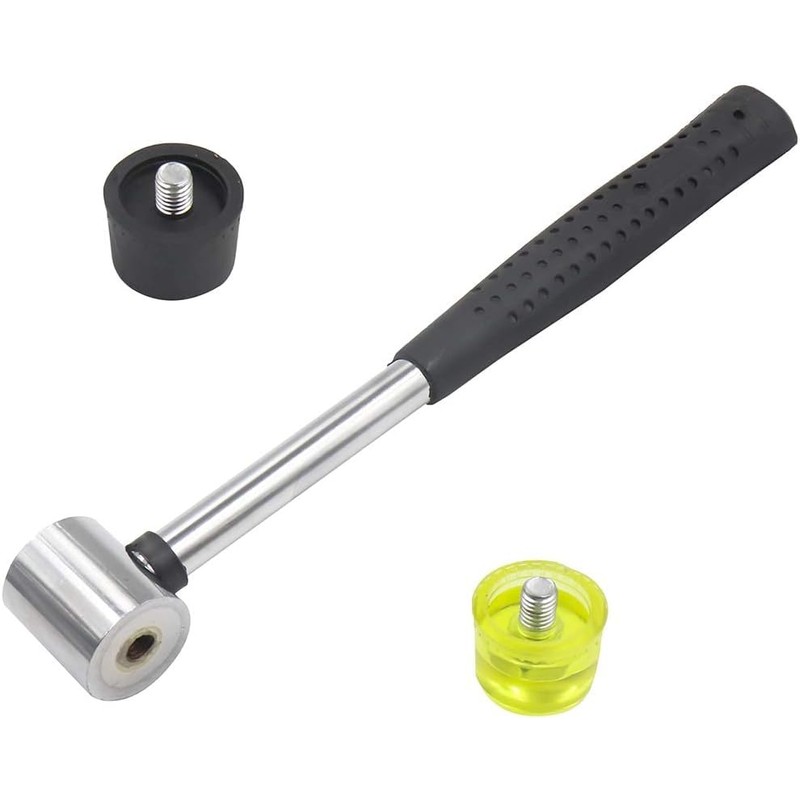 30MM Dual Head Nylon Rubber Hammer Jewelers Metal Mallet