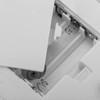PrimeMatik - Electric Turntable 16 cm White with LED Lighting