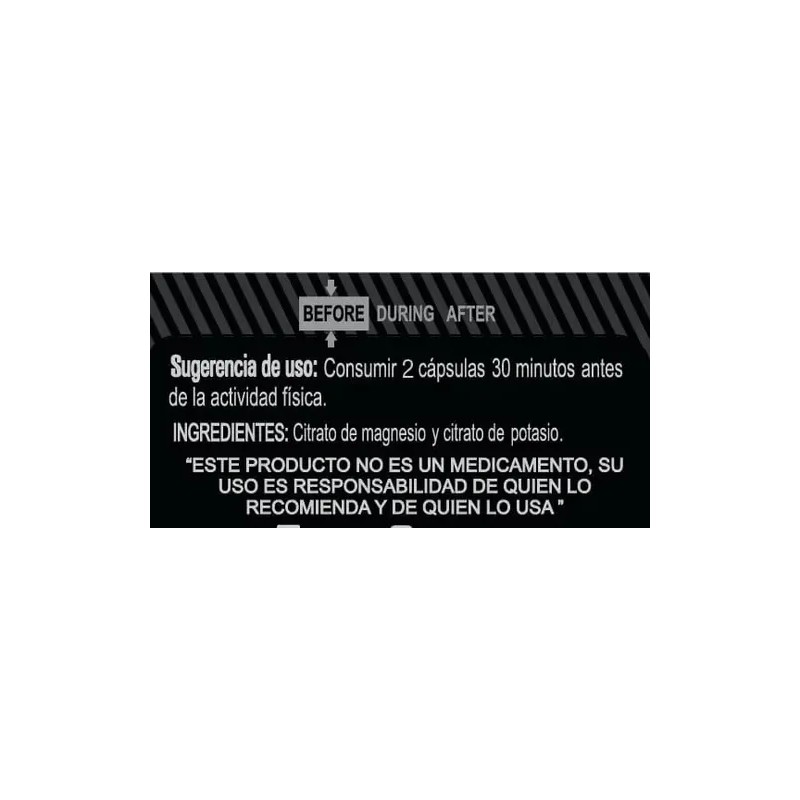 Nt Nutrition Citrato Magnesio Y Potasio 60 Caps Sabor