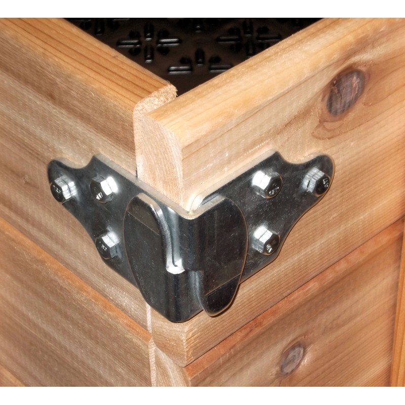 Trailer Wood Sides Latch Rack Stake Body Gates Corner Brackets