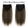 Sassina Kinky Style Clip in Human Hair Extensions Two Tone