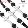 JDYDYJT Cross Bracelet Couples Women Long Distance Pinky Promise Bracelets