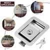 Stainless Steel Paddle Handle Toolbox Lock Paddle Latch Flush Mount