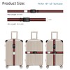 SANTREST Travel Luggage Strap Adjustable Suitcase Packing Belt with TSA