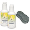 JAWS Cream Cleanser 2-Pack with Microfiber Sponges - Hard Water