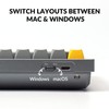 Keychron Q7 Wired Custom Mechanical Keyboard, 70% Layout QMK/VIA Programmable