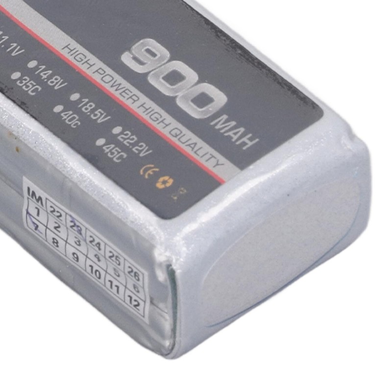LiPo Battery 25C 900mAh XT30 Connector Stable Powerful Performance RC
