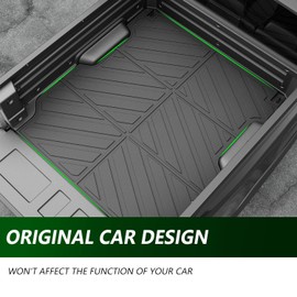 xipoqix 5.3Ft Bed Mat Compatible with 2017-2025 Honda Ridgeline Truck Bed Liner Cargo Mat Replacement for 2017-2025 Honda Ridgeline Accessories(Bed Mat)