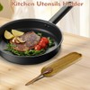Spoon Rest Kitchen, Special Retro Brown Wooden Long Shape Cooking