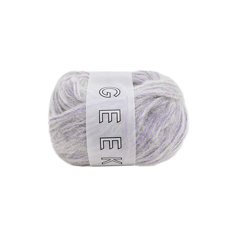 Daruma 01-5710 Geek Yarn, Medium Thick, Col.7, Purple, 1.1 oz
