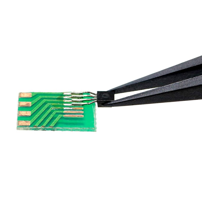 Engineer PTZ-45 ESD Tweezers, Anti-Static Treatment, Tapered Type, 5.1 inches