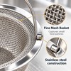 Stainless Steel Kitchen Sink Strainer Basket for Food Scraps –