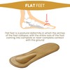 Vaya Durro Orthopaedic Flat Foot Insoles with Heel Pad for
