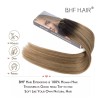 BHF HAIR Extensiones Cabello Natural Marrón Oscuro A Marrón 14in