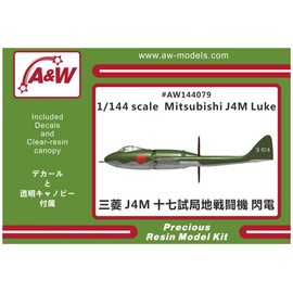 A&W Models 1/144 Mitsubishi 17 Test Field Fighter Jet Flash Resin Kit 144079
